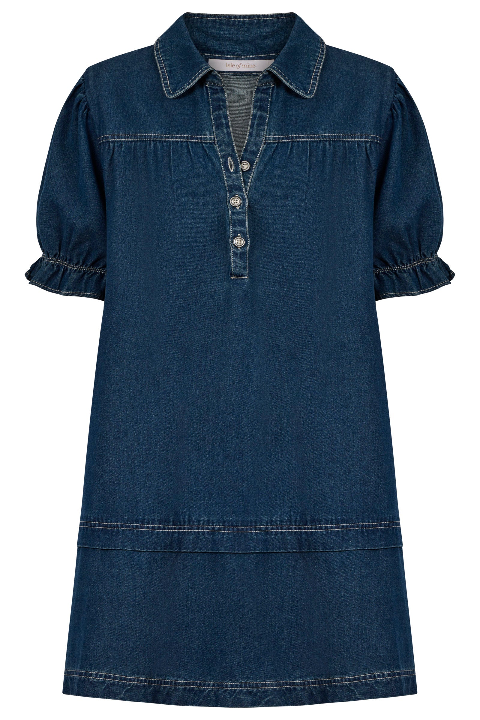 Isle of Mine Preston Shirt Dress Deep Blue
