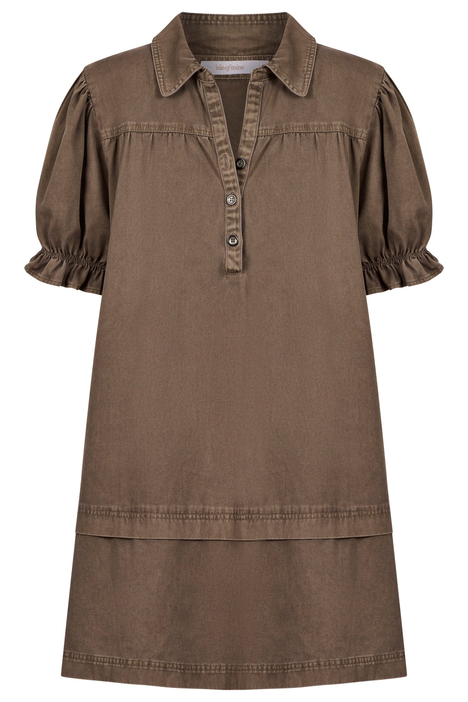Isle of Mine Preston Shirt Dress Taupe