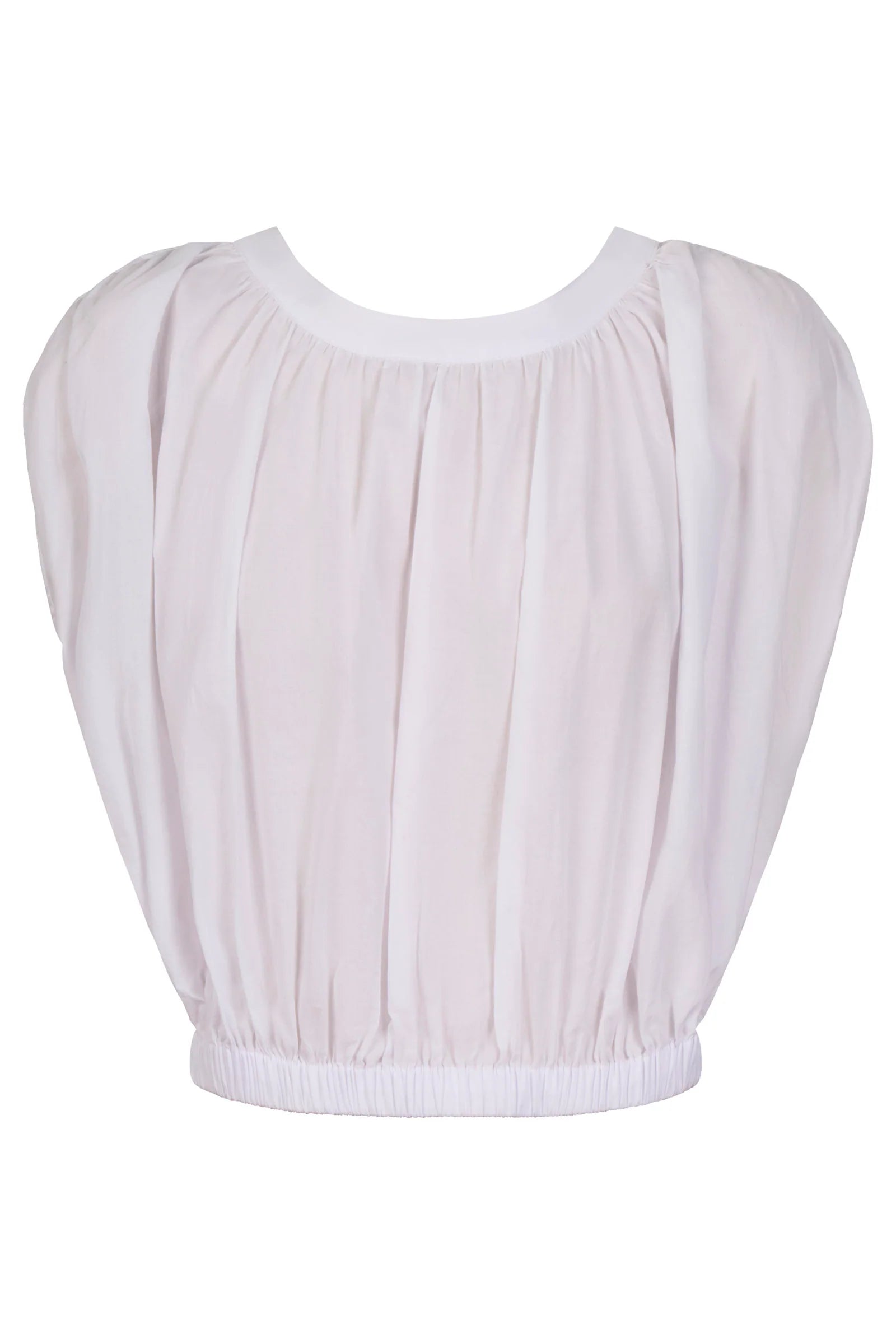 Isle of Mine Rosa Reversible Crop Top White Pink or Floral