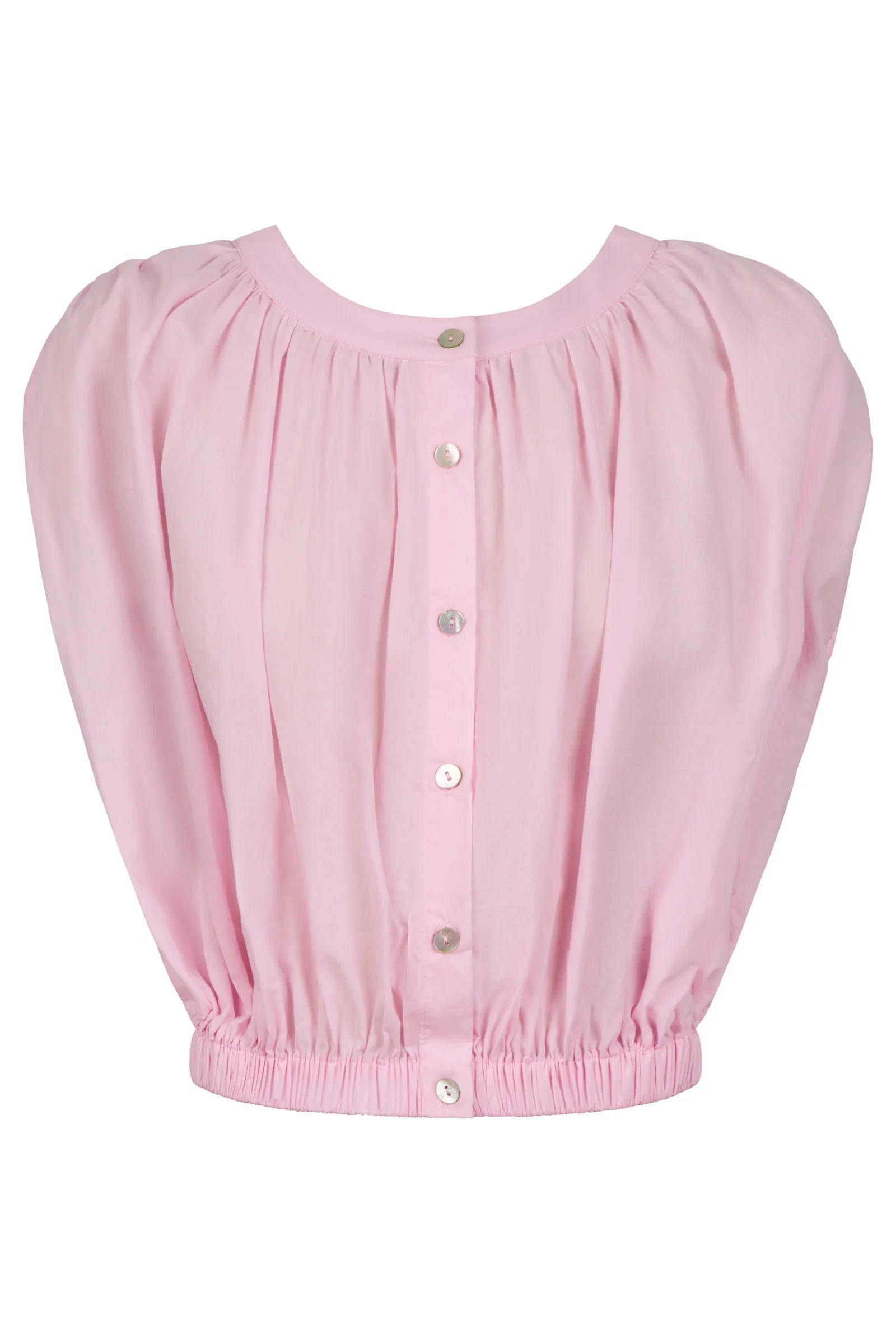 Isle of Mine Rosa Reversible Crop Top White Pink or Floral