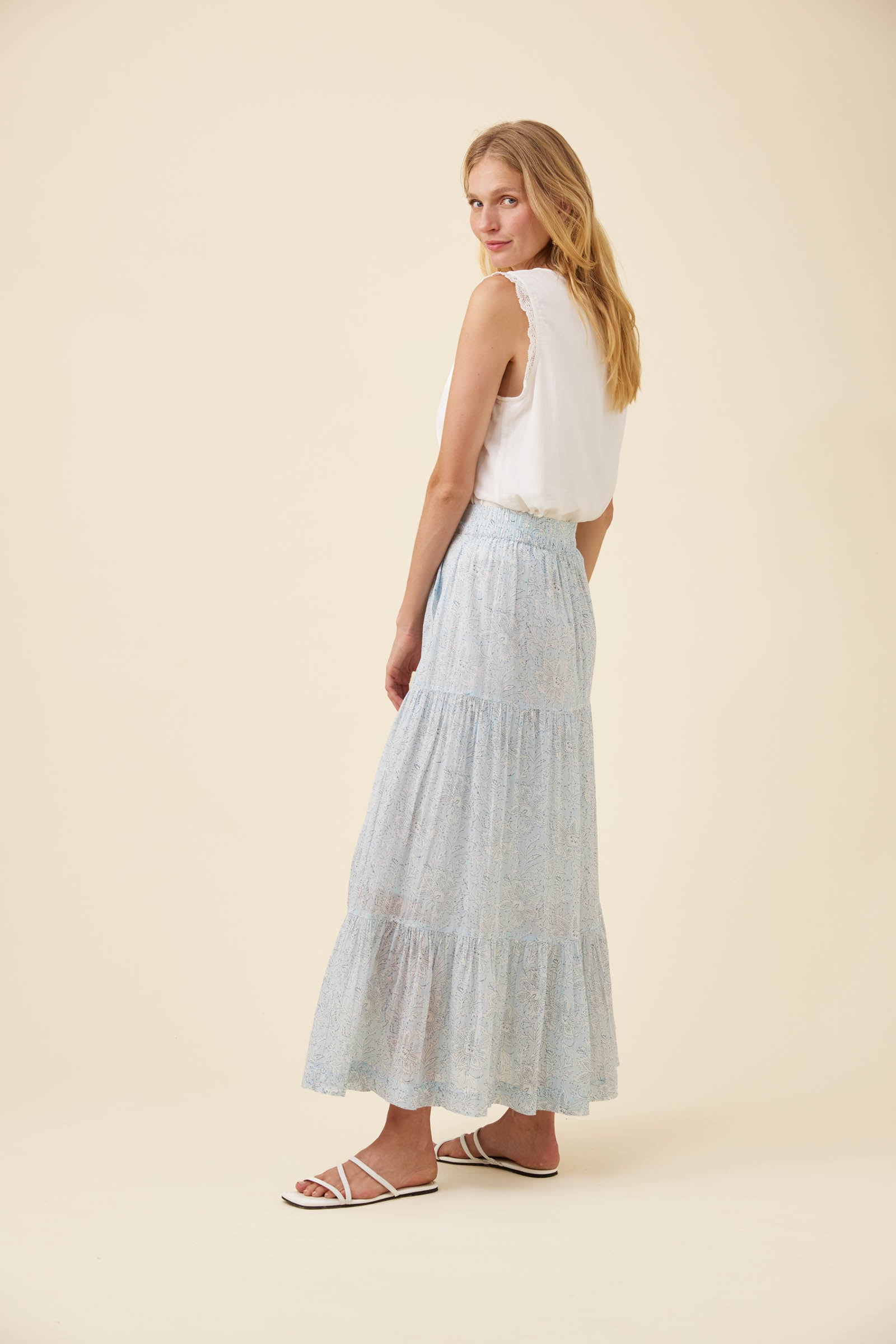 Isle of Mine Wilma Skirt Light Blue