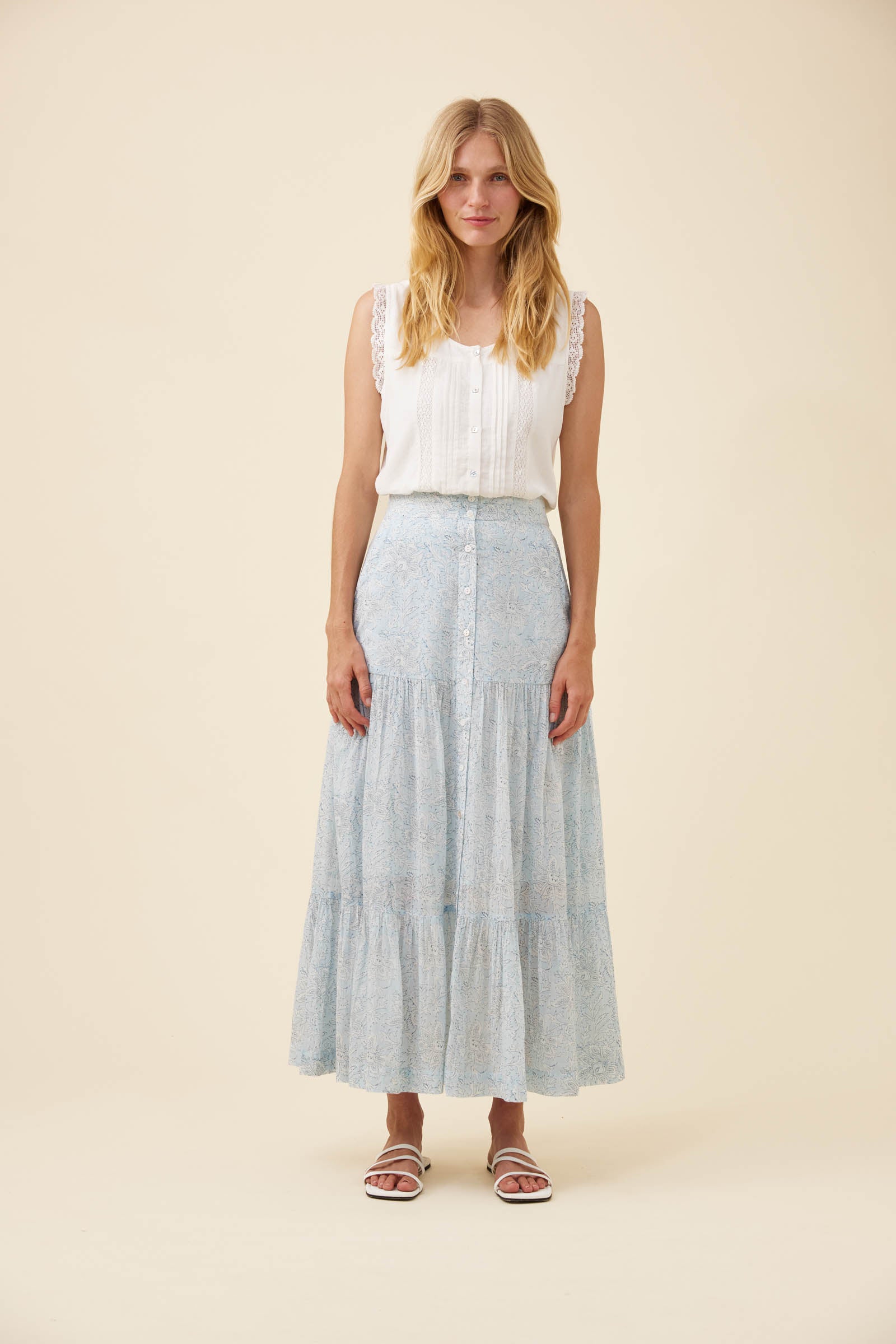 Isle of Mine Wilma Skirt Light Blue