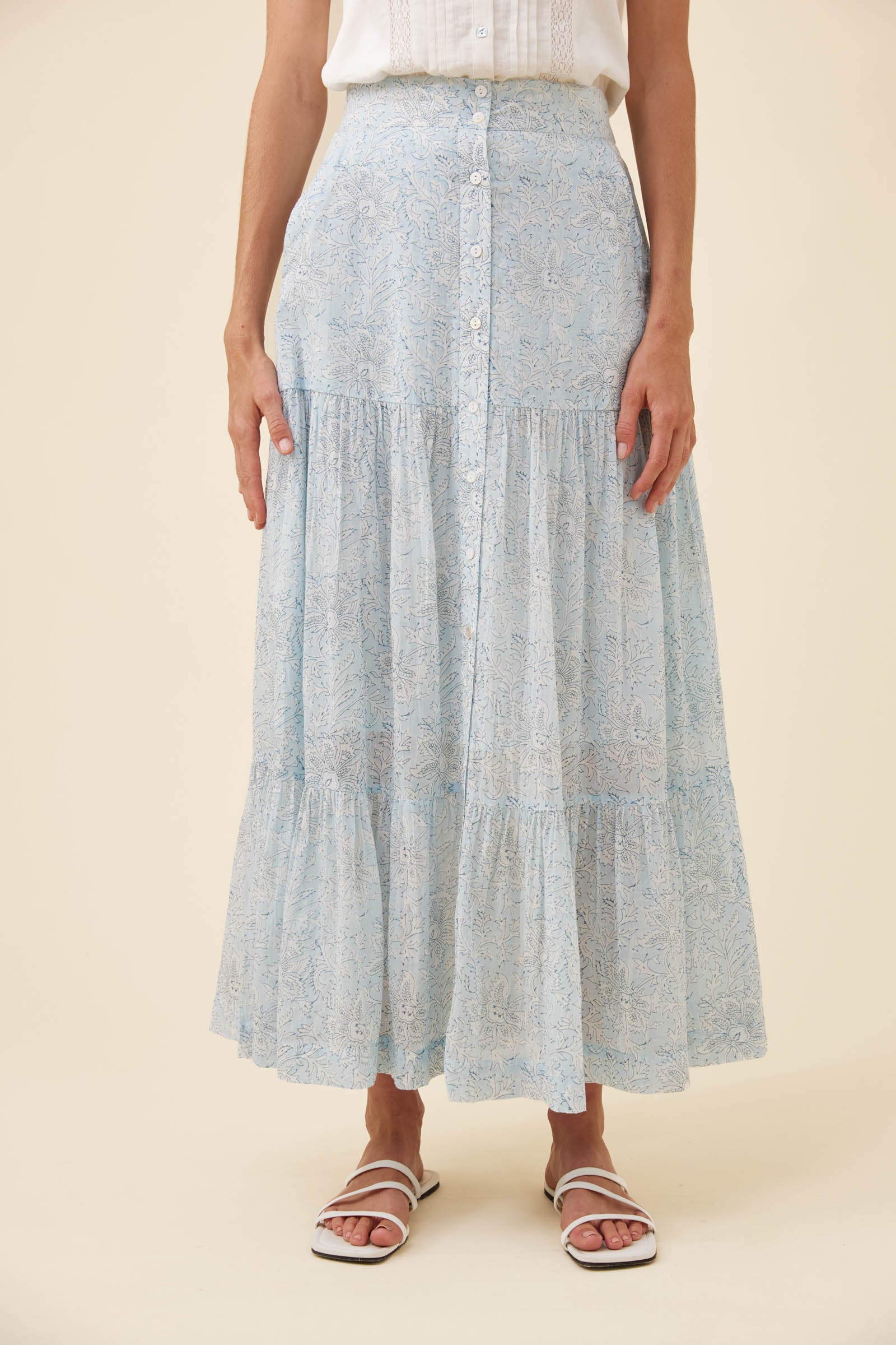 Isle of Mine Wilma Skirt Light Blue