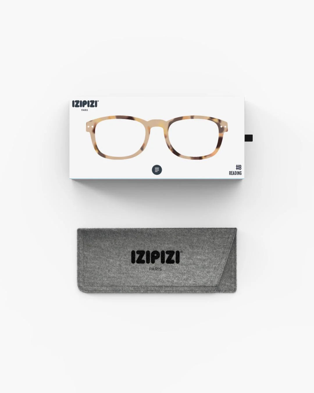Izipizi #B Reading Glasses - Light Tortoise