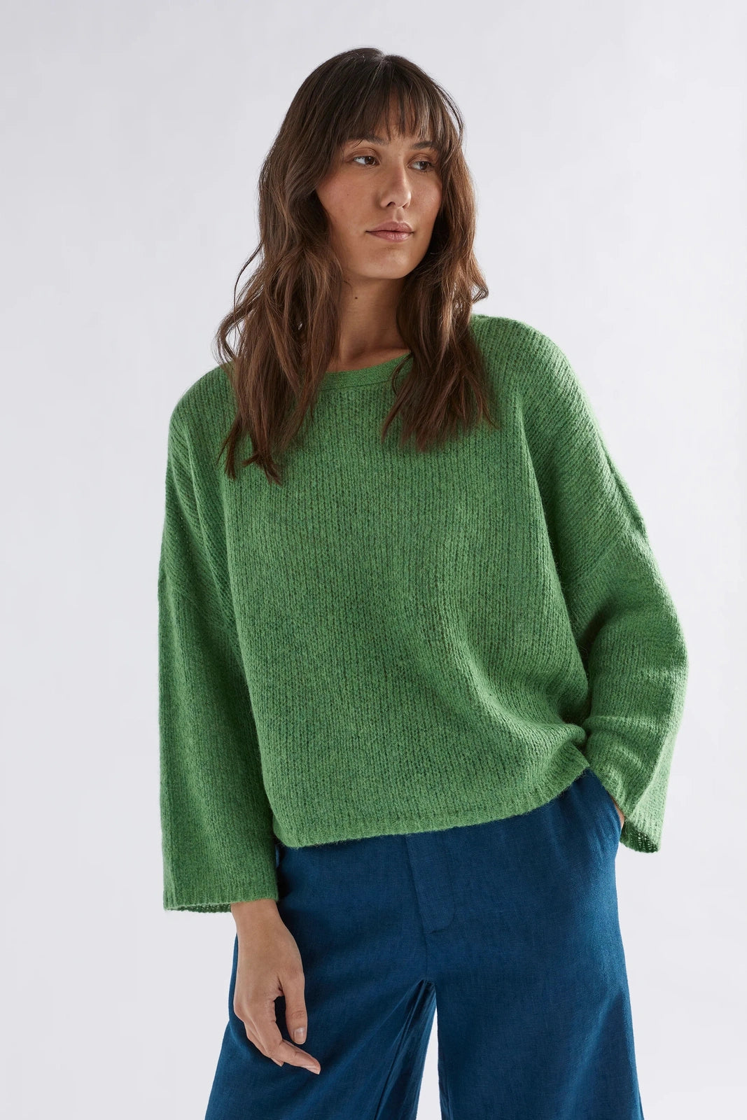 Elk Agna Sweater Aloe Green