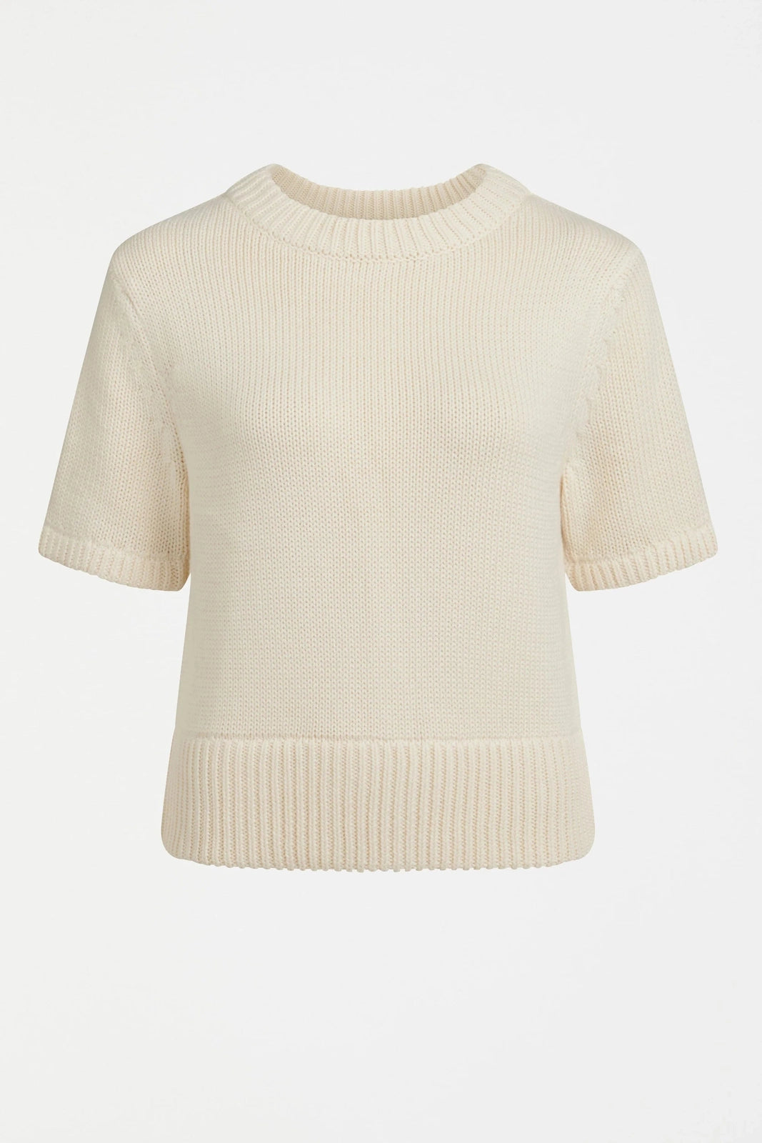 Elk White Luft Knit Top