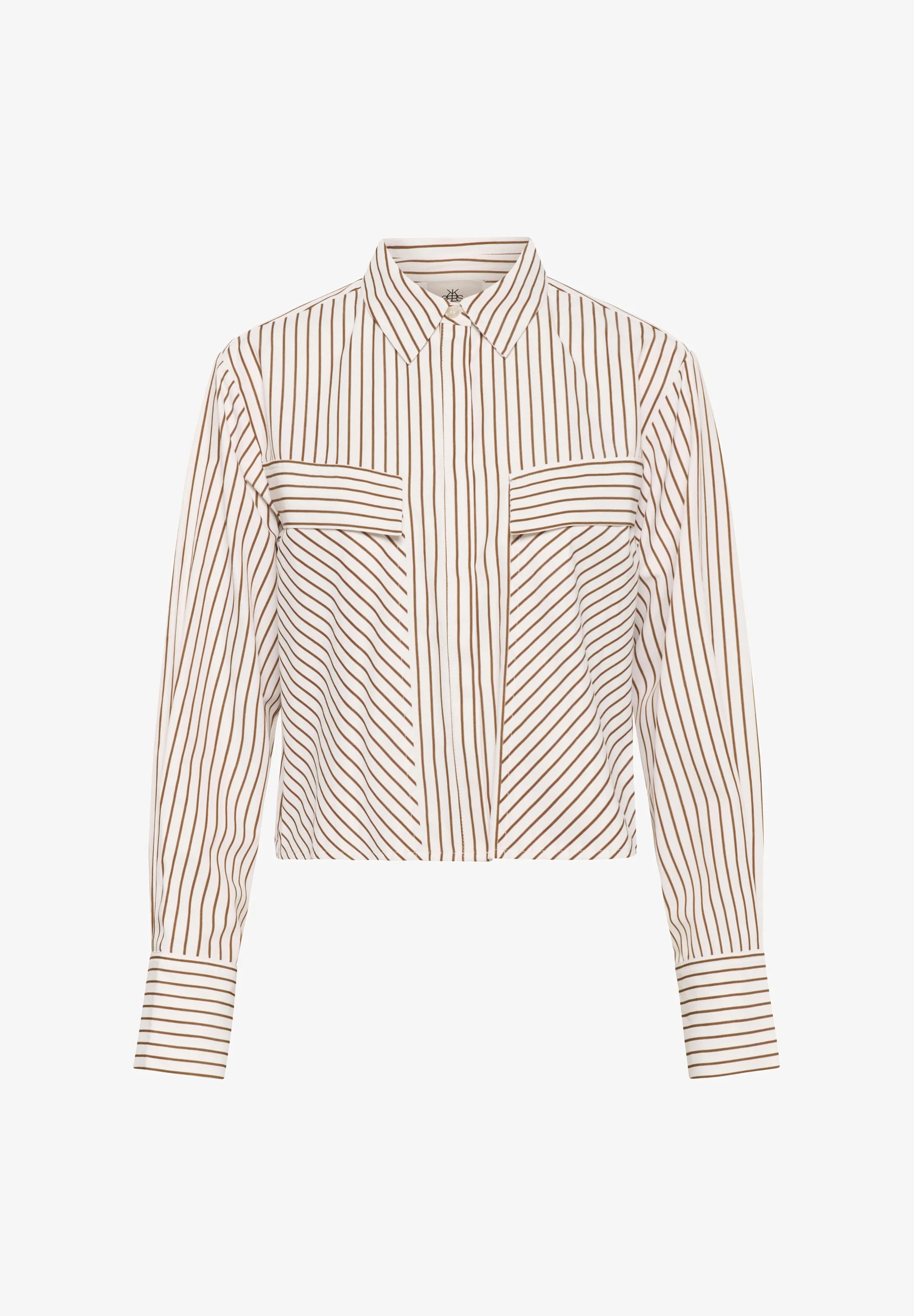 Karen by Simonsen Elmira Short Shirt Cinnamon Stripe