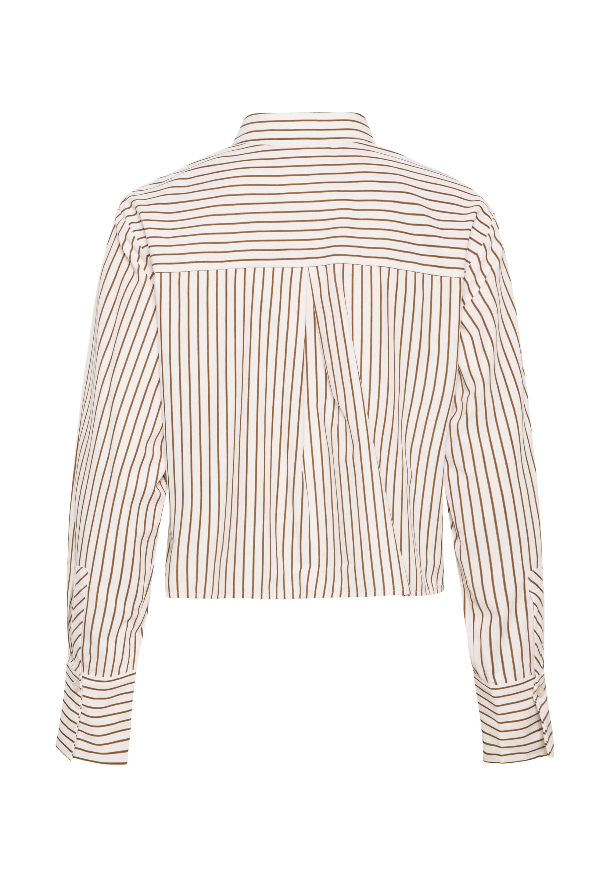 Karen by Simonsen Elmira Short Shirt Cinnamon Stripe