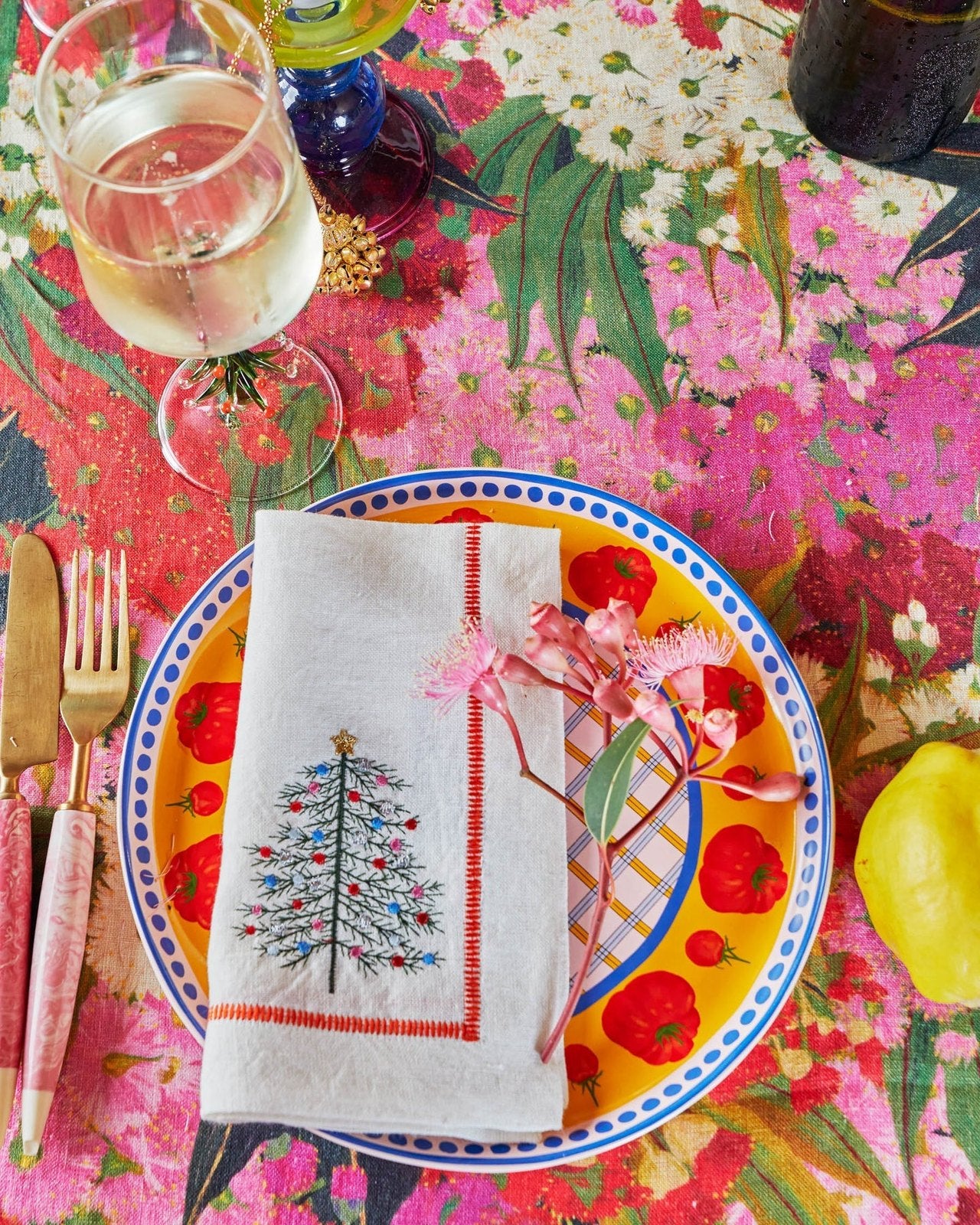 Kip & Co Australian Bush Blossom Tablecloth Large Rectangular