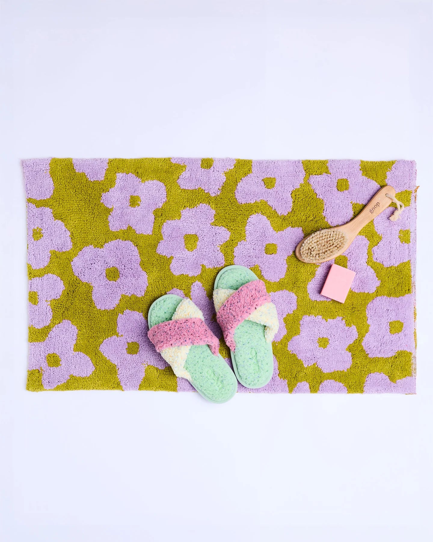 Kip & Co Big Flower Bath Mat One Size