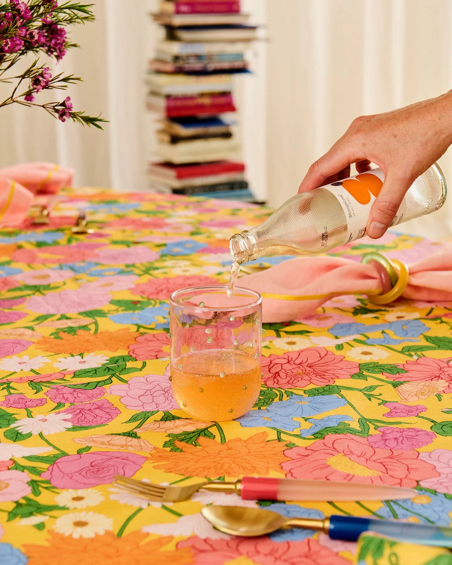 Kip & Co Follow the Sun Yellow Tablecloth Large Rectangular