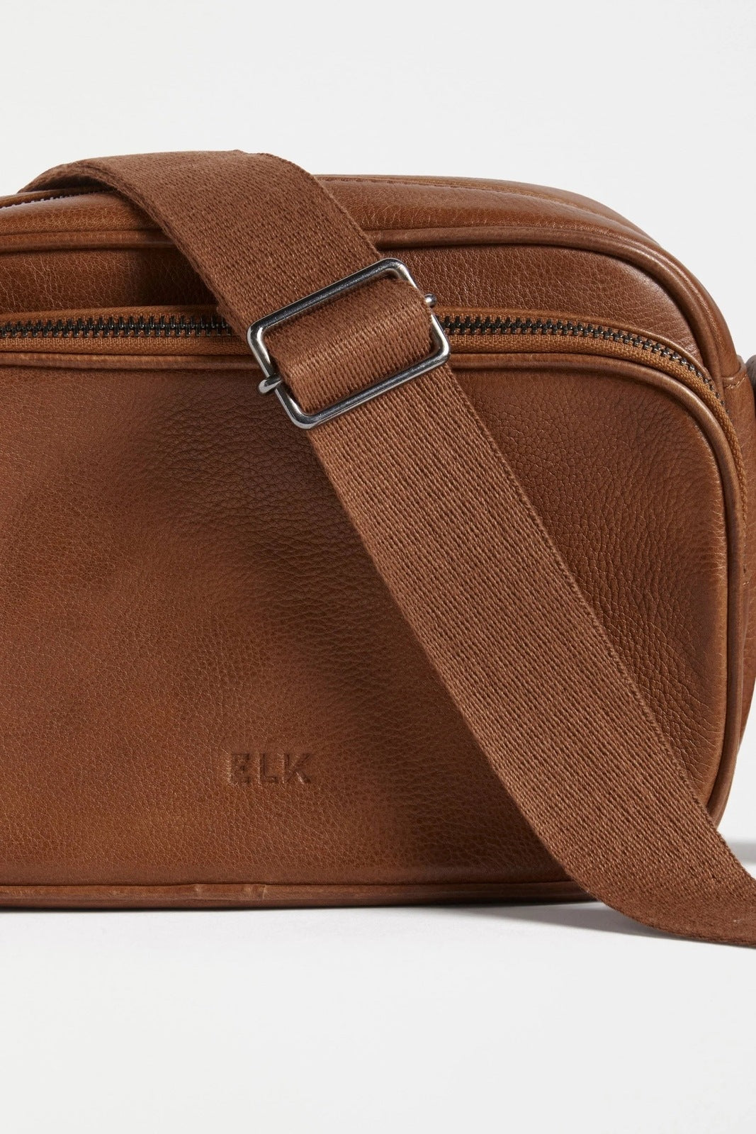 Elk Kassel Leather Crossbody Bag Tan