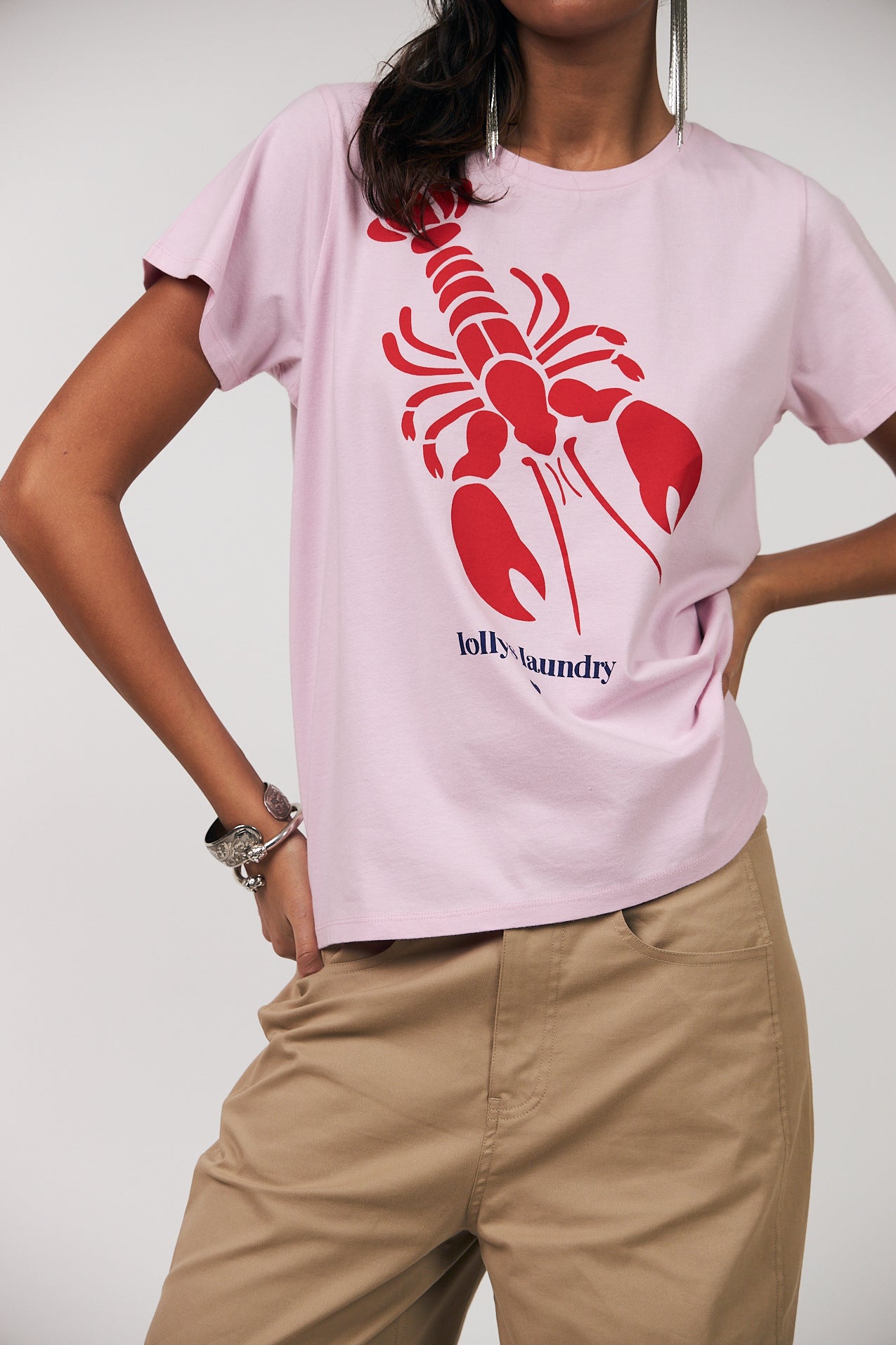 Lollys Laundry RomaLL Lobster Tee SS Red