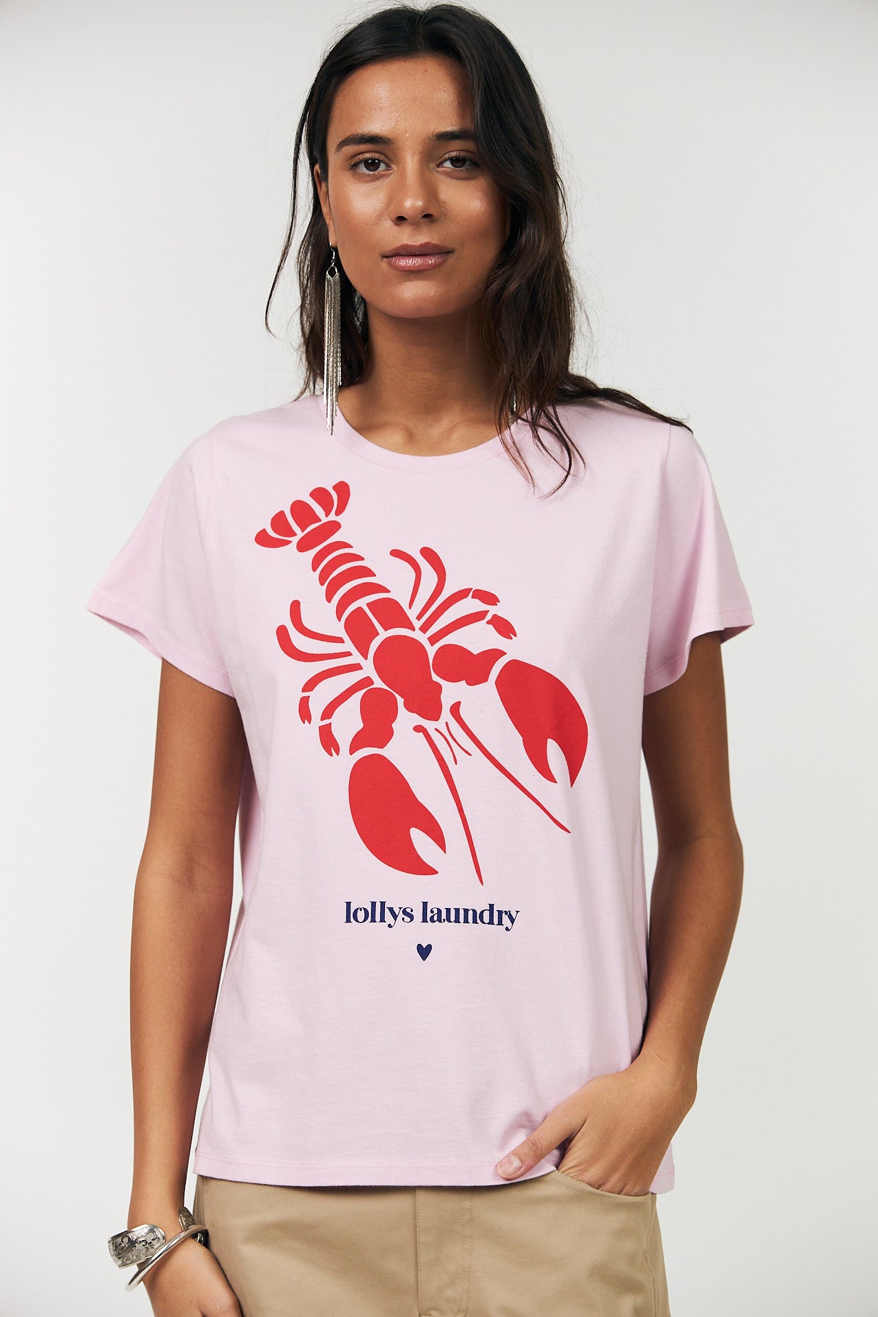 Lollys Laundry RomaLL Lobster Tee SS Red