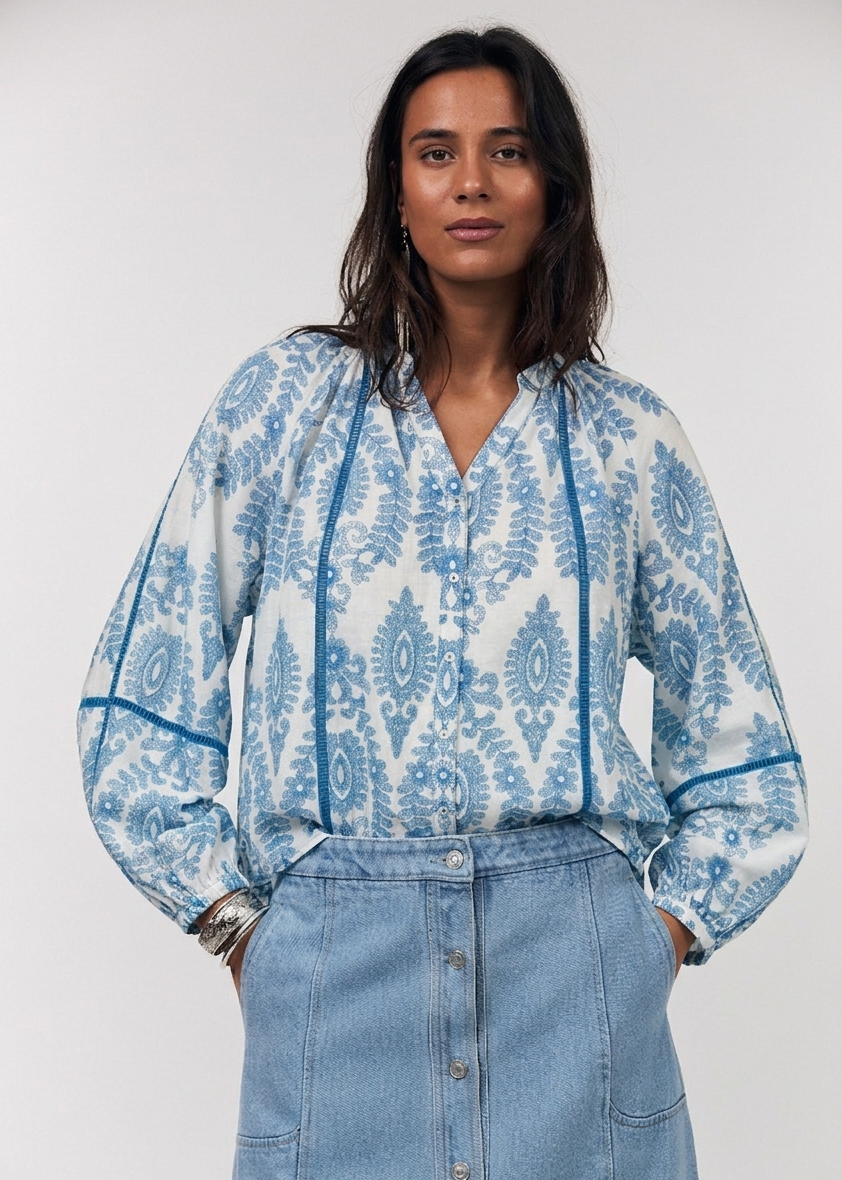 Lollys Laundry VeroLL Shirt Blue