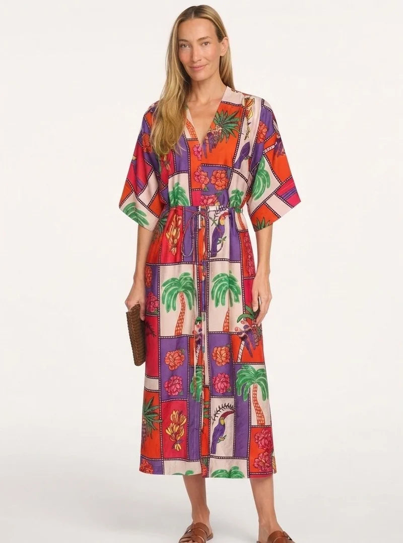 Lollys Laundry Jemima Maxi Dress Multi
