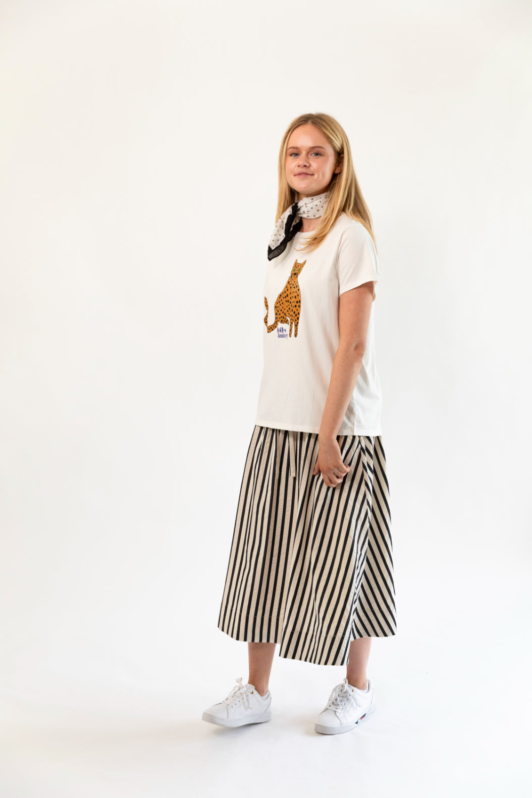 Lollys Laundry Roma Tee SS White