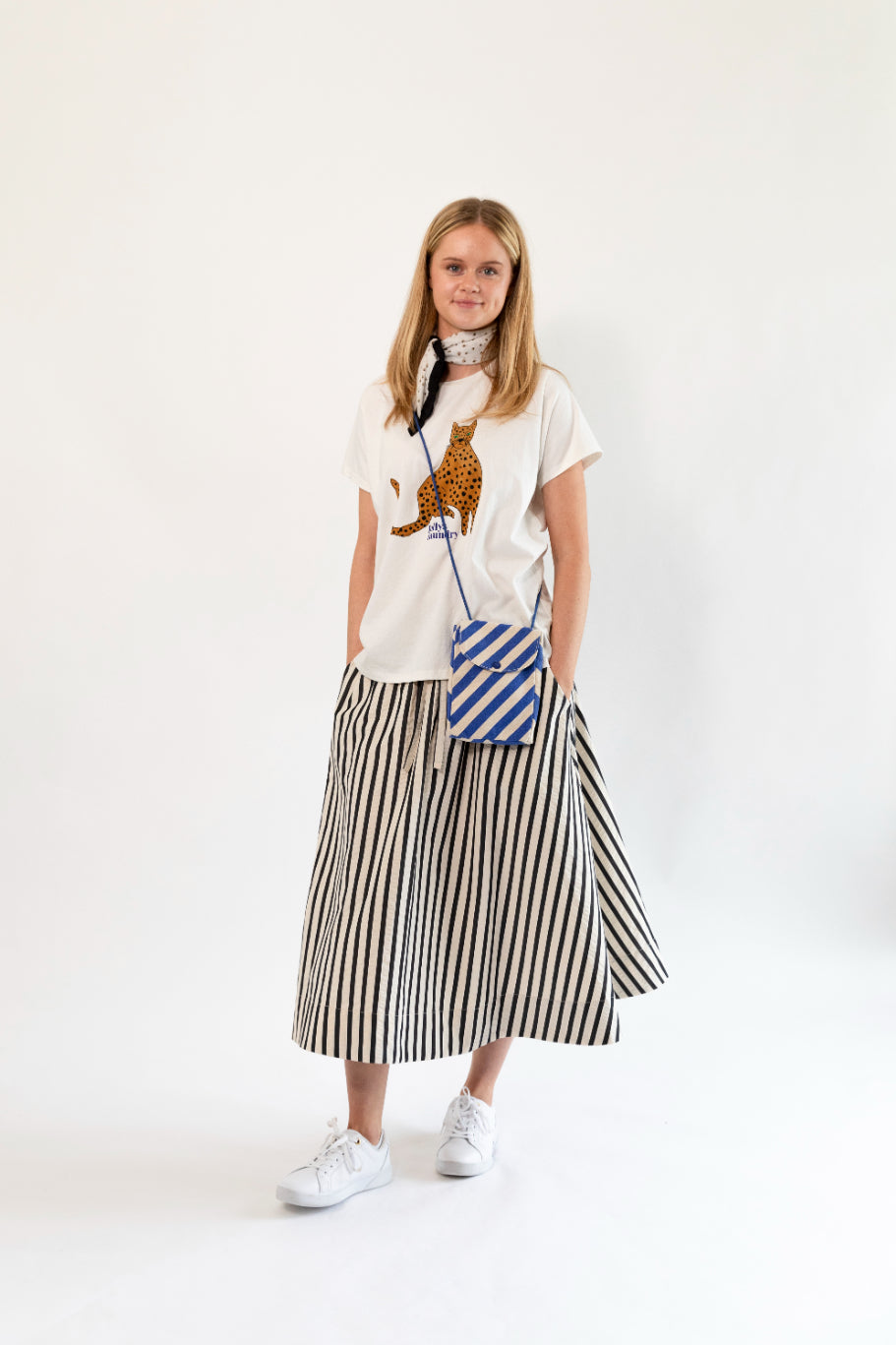 Lollys Laundry Roma Tee SS White