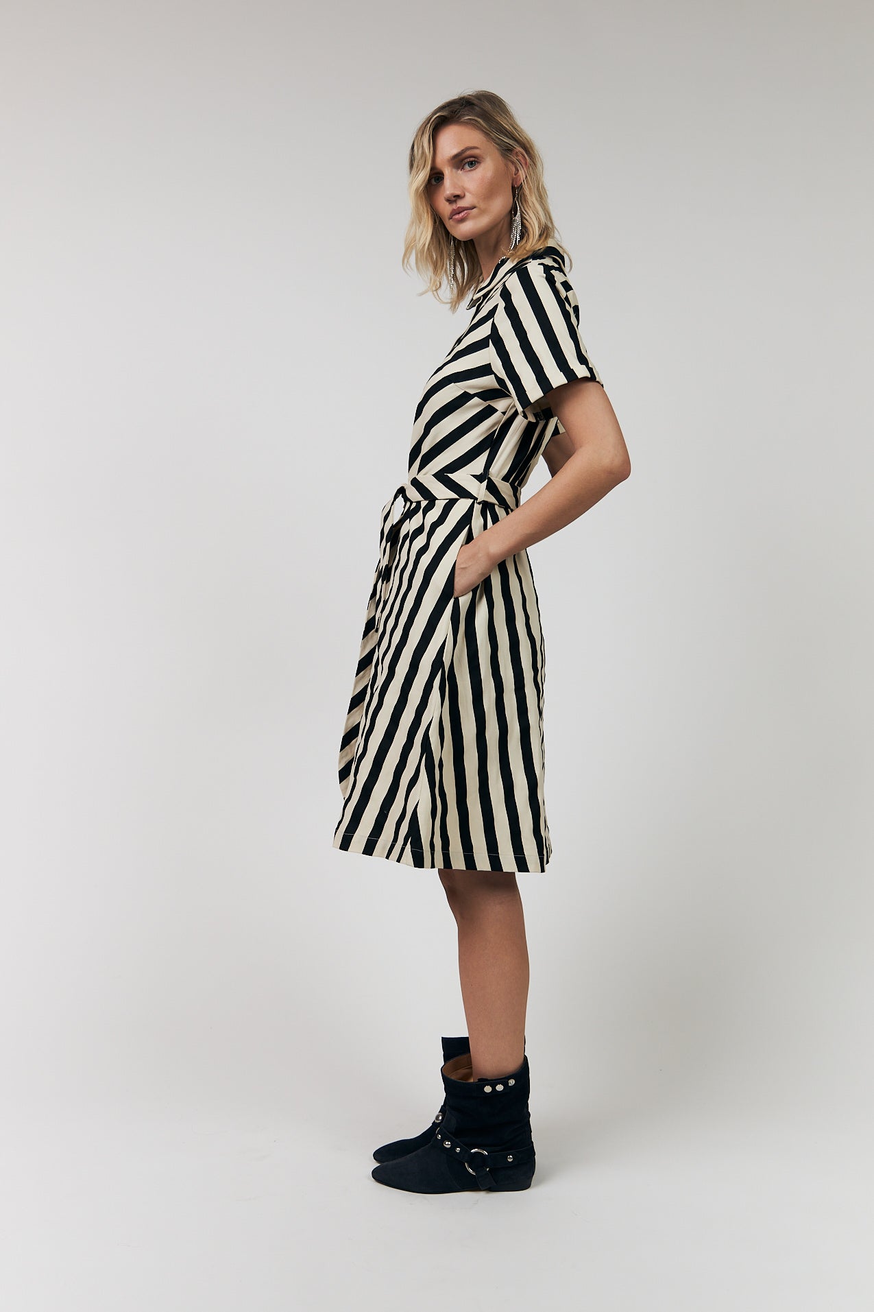 Lollys Laundry TulleLL Midi Dress SS Black
