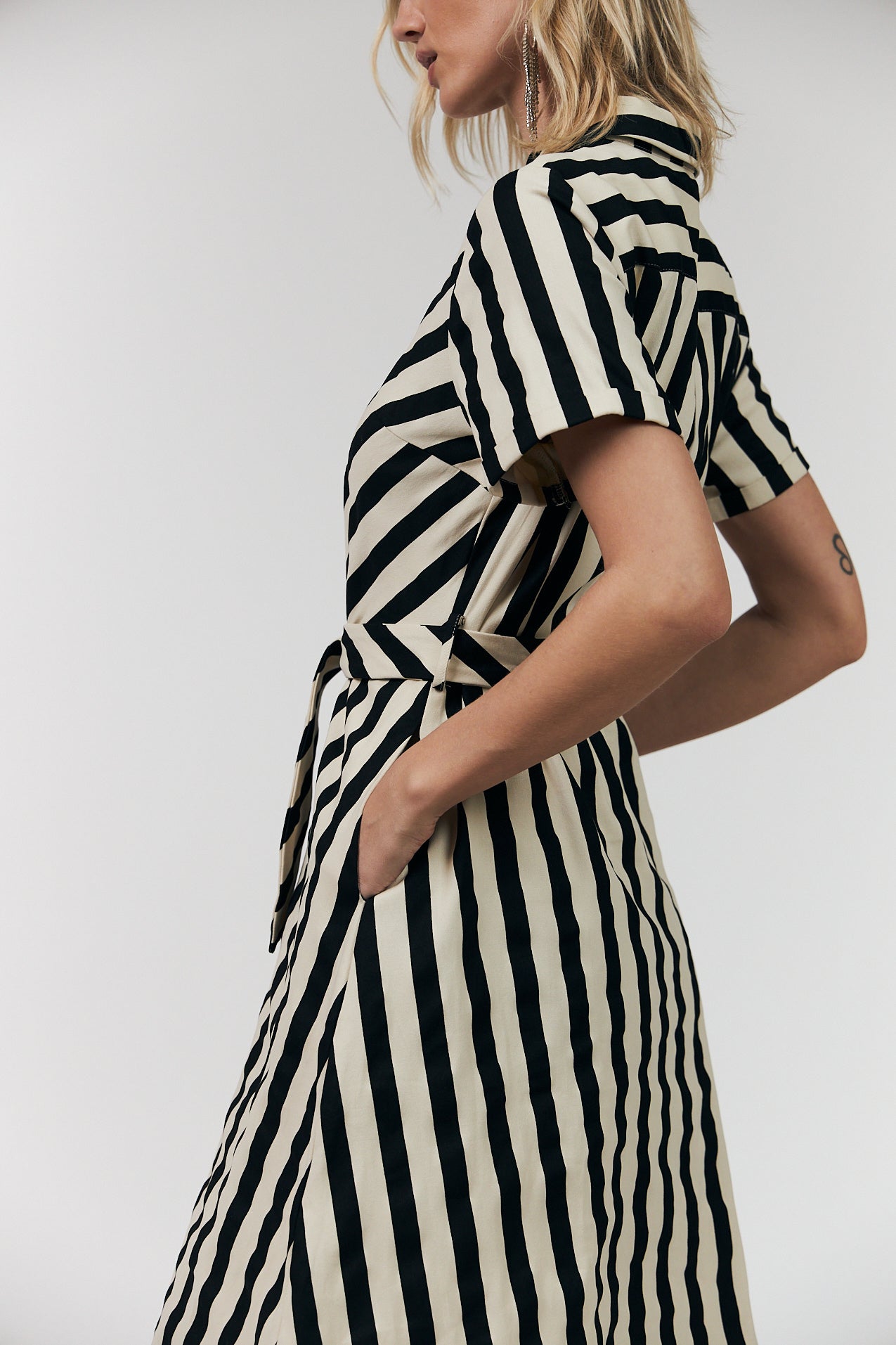 Lollys Laundry TulleLL Midi Dress SS Black