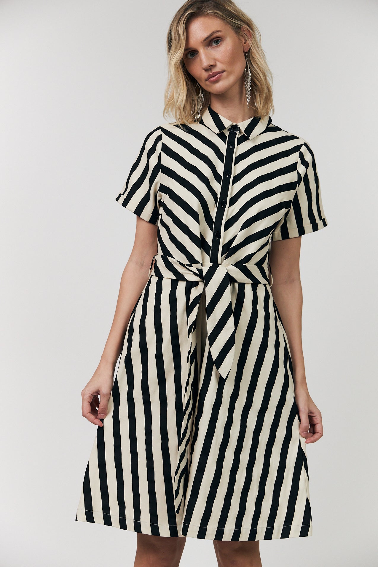 Lollys Laundry TulleLL Midi Dress SS Black