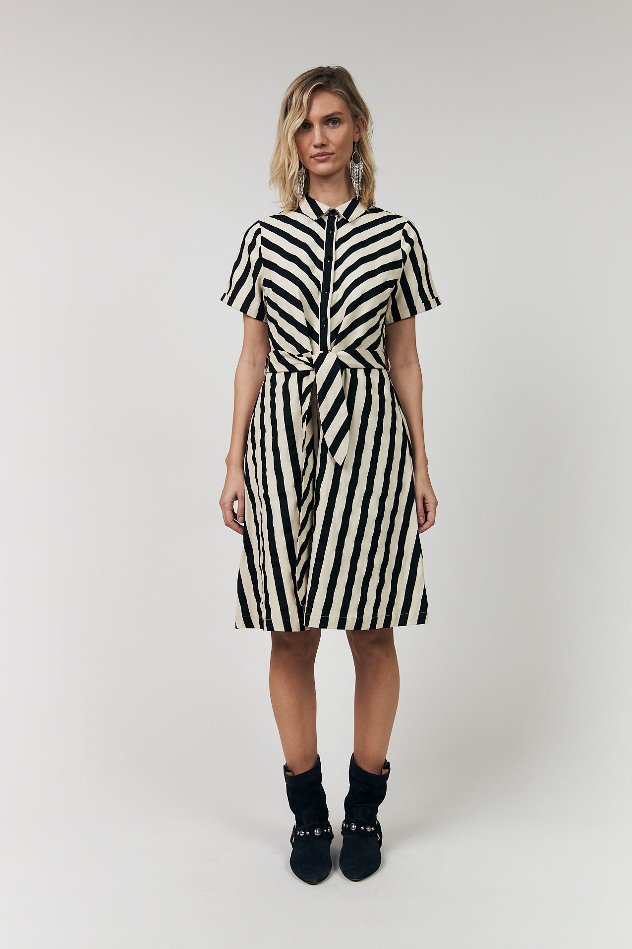Lollys Laundry TulleLL Midi Dress SS Black
