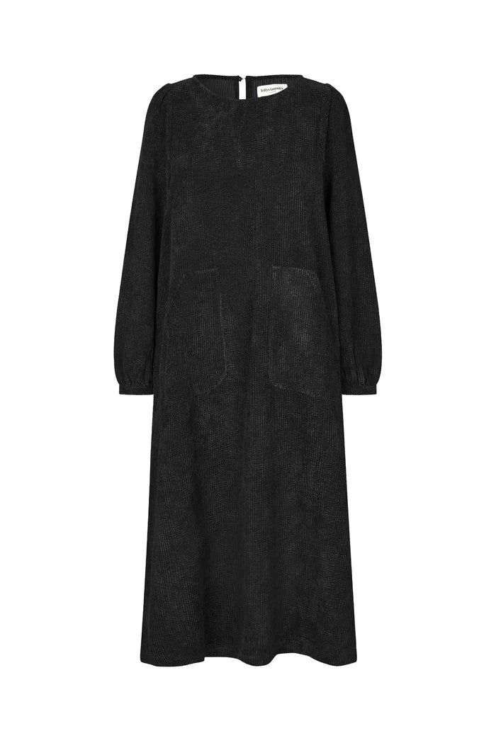 Lollys Laundry Lucas Midi Dress LS Black