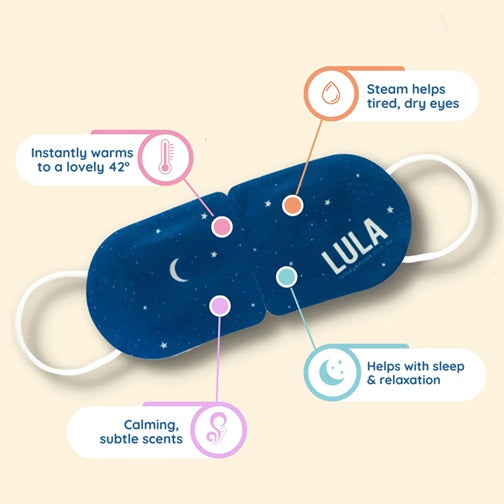 Lula Self Warming Eye Mask Set 10 Pack Mixed