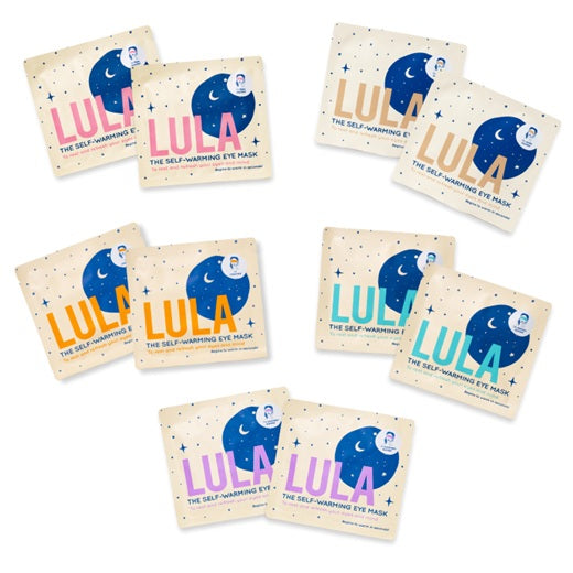 Lula Self Warming Eye Mask Set 10 Pack Mixed