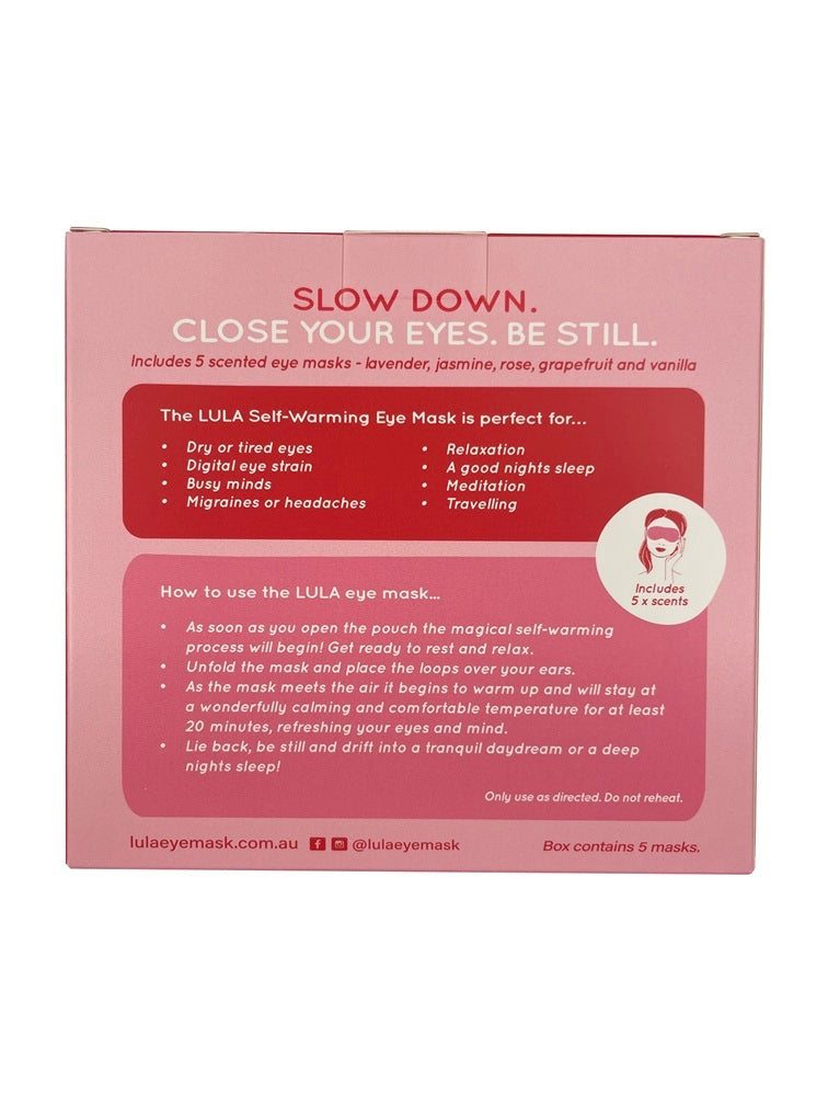 Lula Self Warming Eye Mask Set