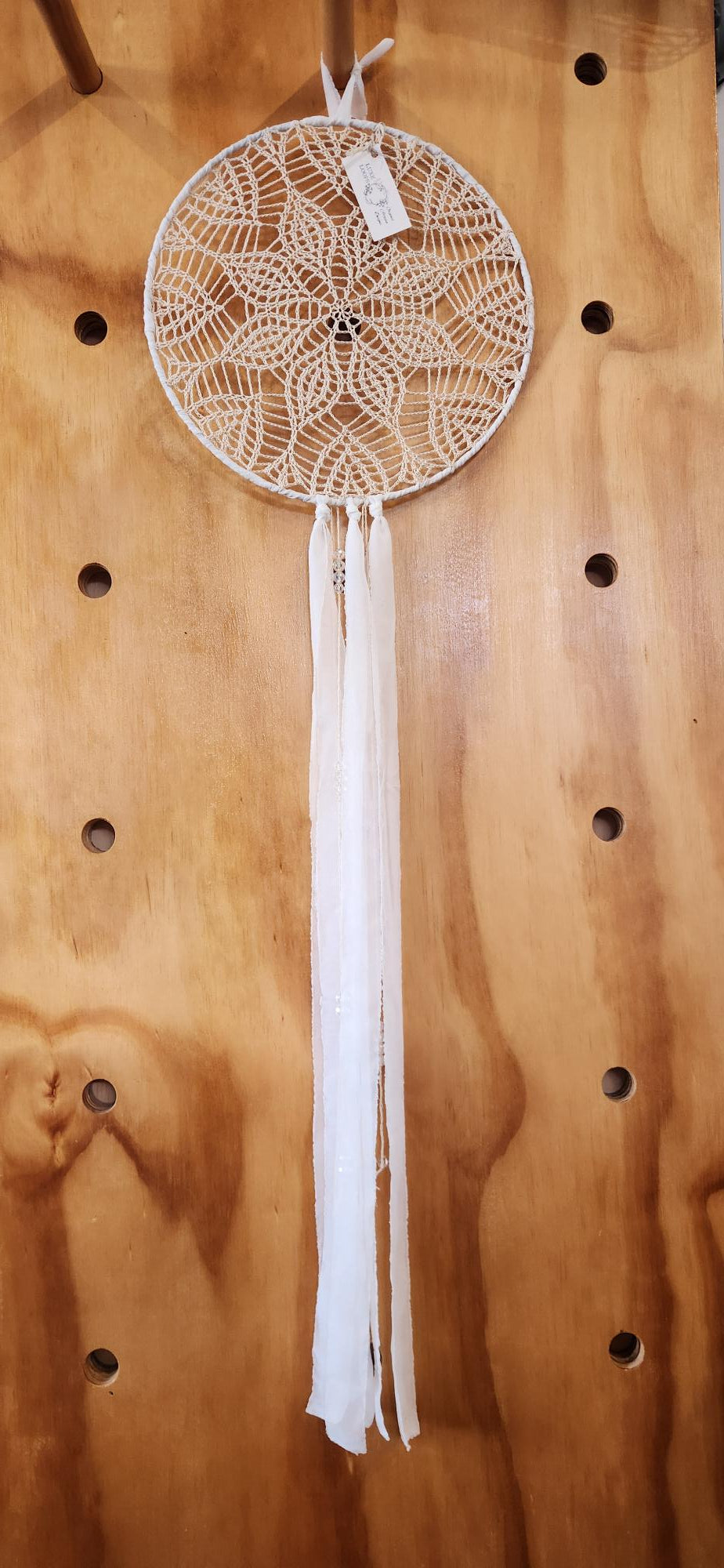 Luxe Loops Hand-crocheted Dreamcatcher