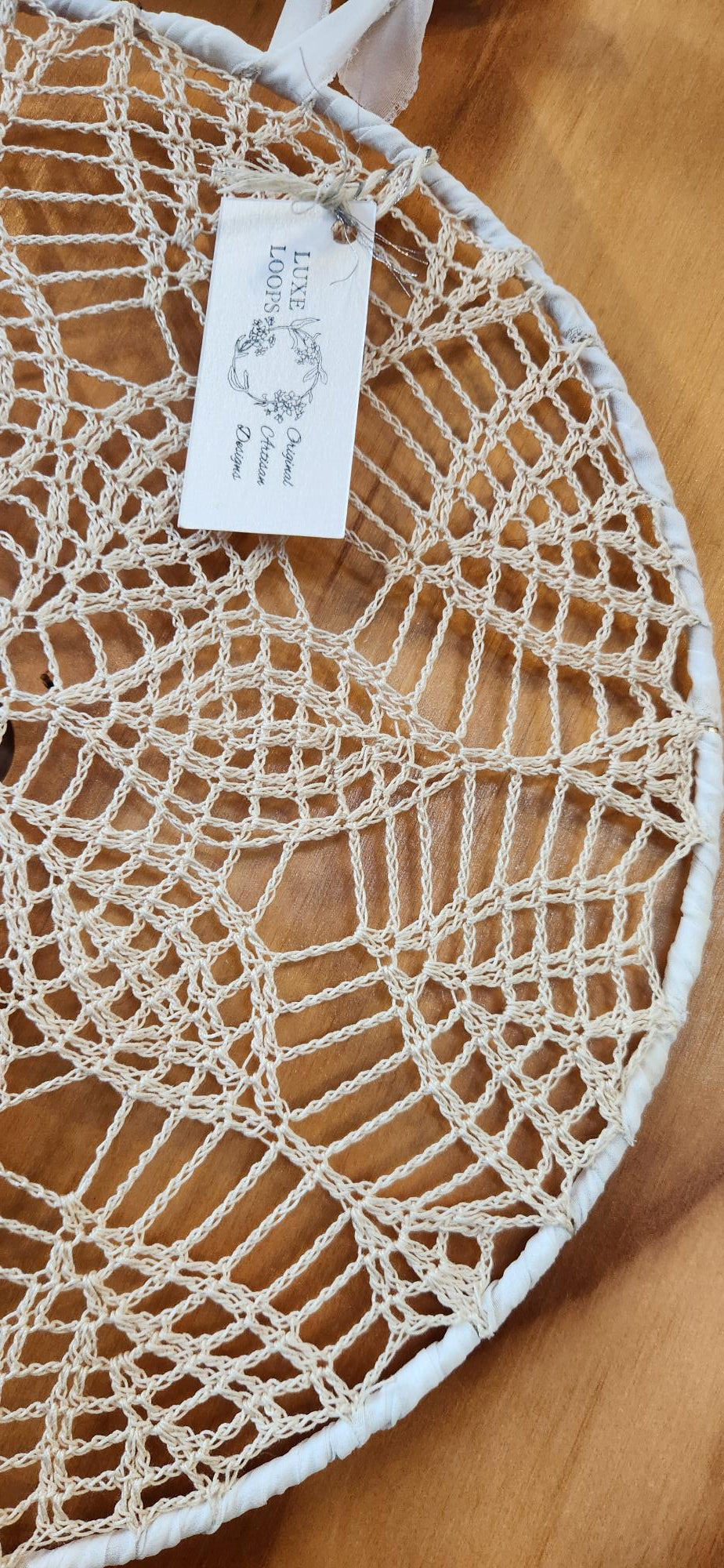 Luxe Loops Hand-crocheted Dreamcatcher