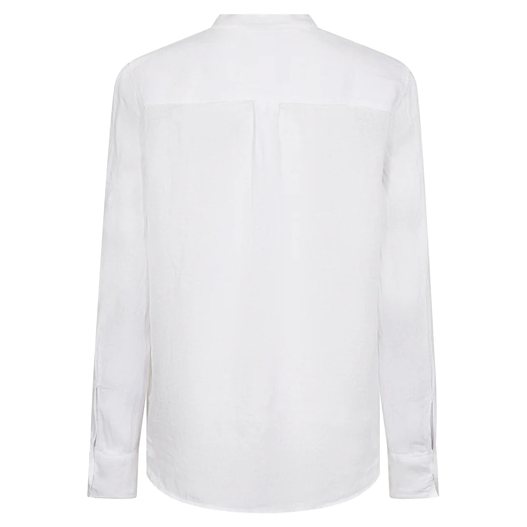 Mos Mosh Artina Linen Shirt White