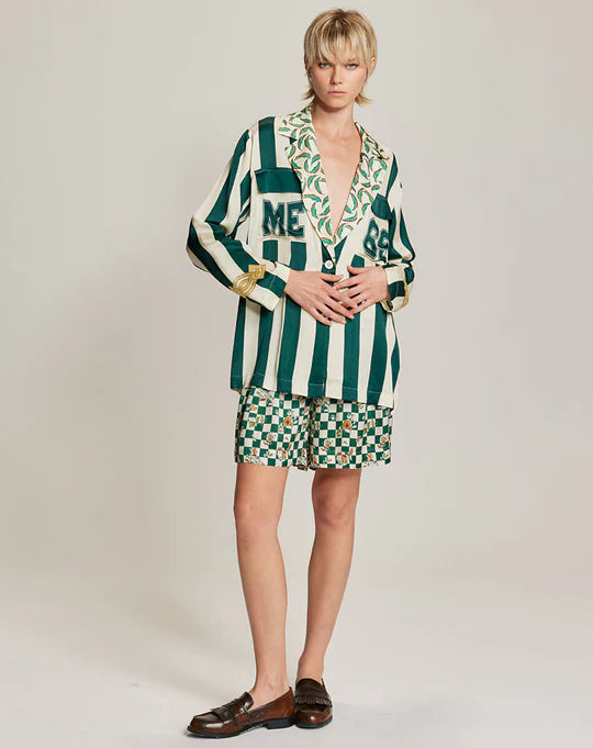 Me369 Audrey Sporty Jade Collar Jacket