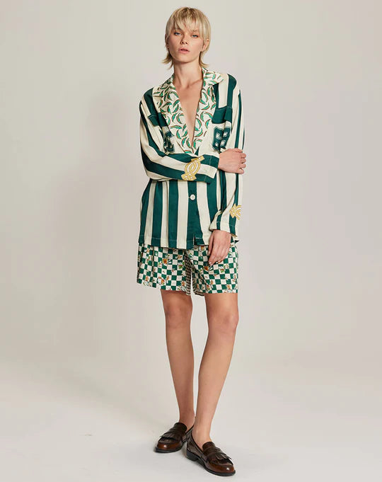 Me369 Audrey Sporty Jade Collar Jacket