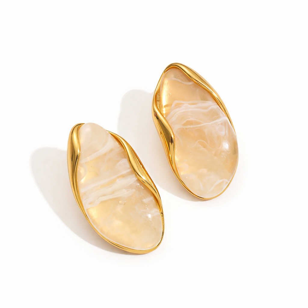Mē the Label Molten Ivory Earrings
