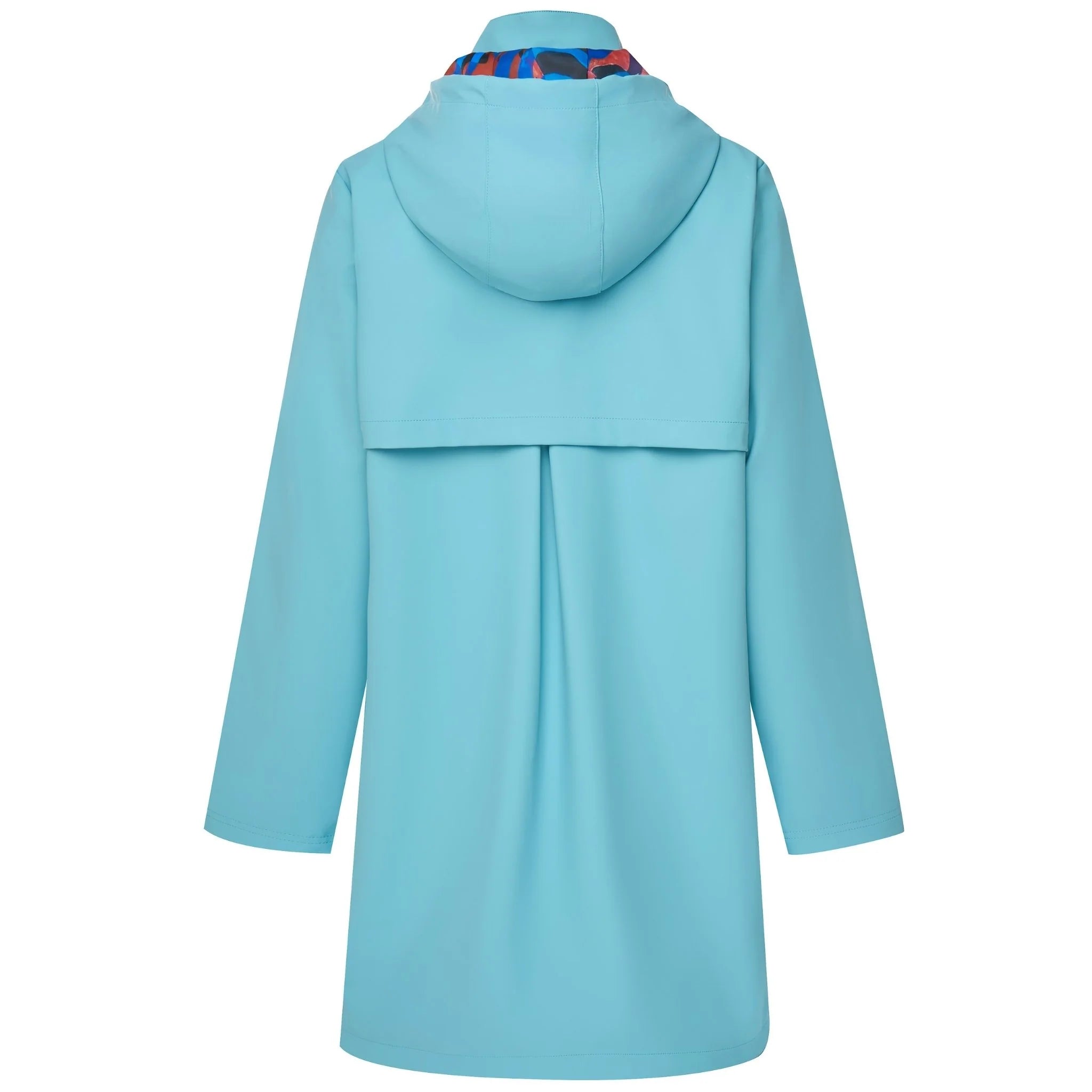 Moke Billie Raincoat Aqua with Evie Aqua Trails