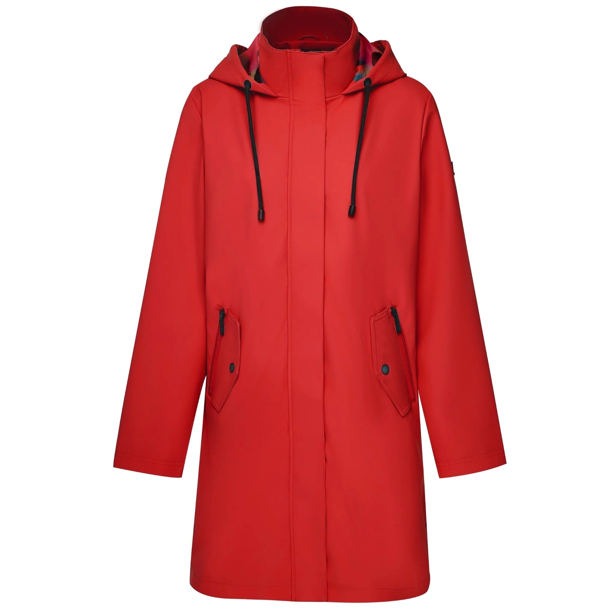 Moke Billie Raincoat Cherry Tomato with Evie Alternative Animal