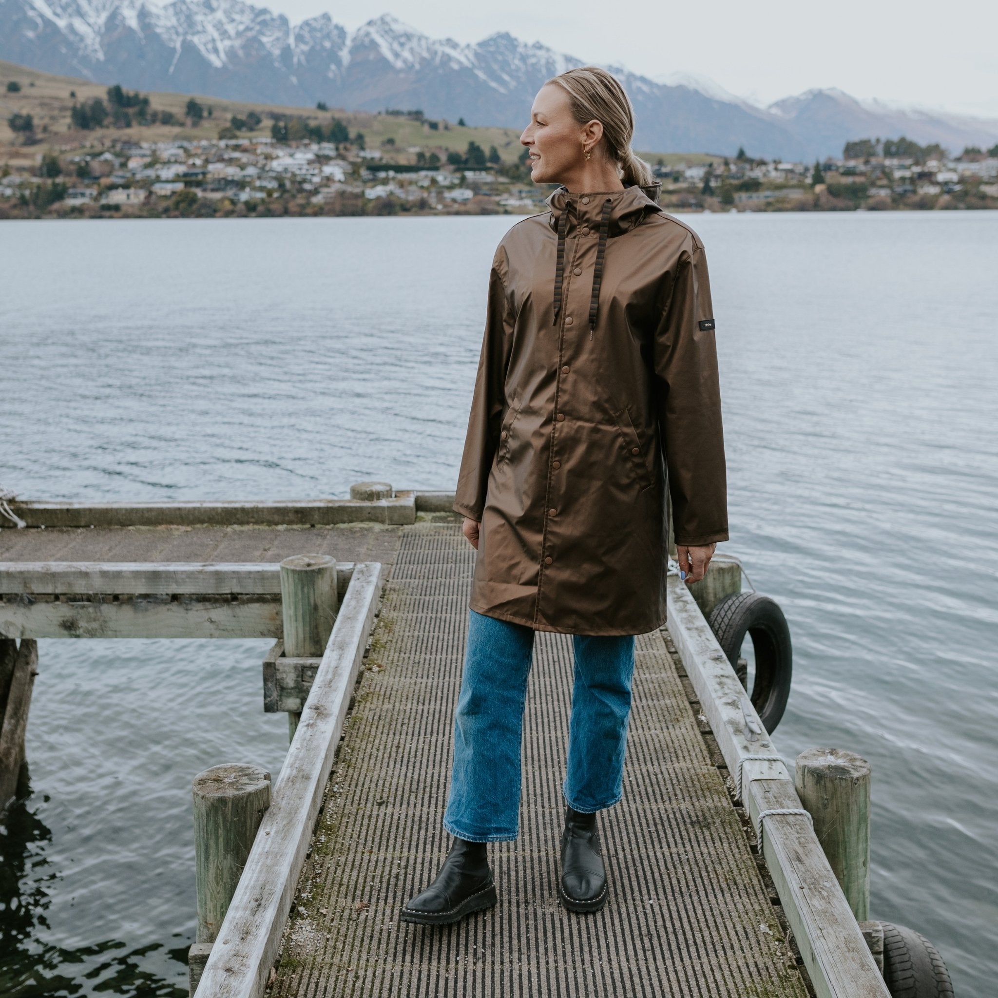 Moke Charlie Raincoat Antique Gold