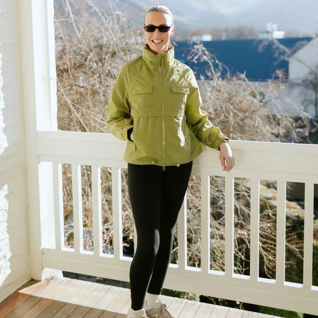 Moke Gracie Wind Breaker Jacket Avocado
