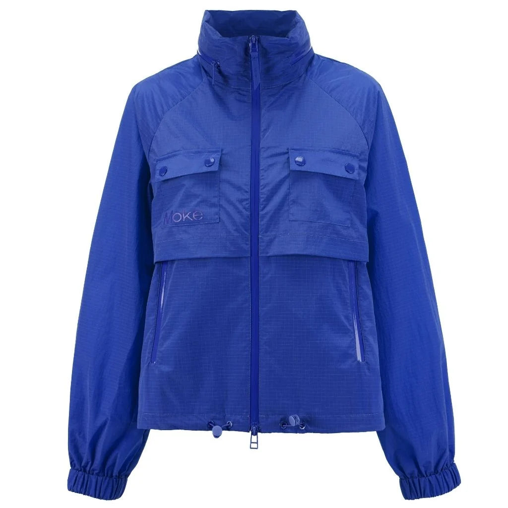 Moke Gracie Wind Breaker Jacket Dazzling Blue