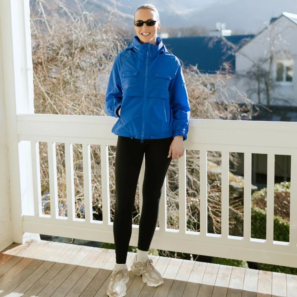 Moke Gracie Wind Breaker Jacket Dazzling Blue