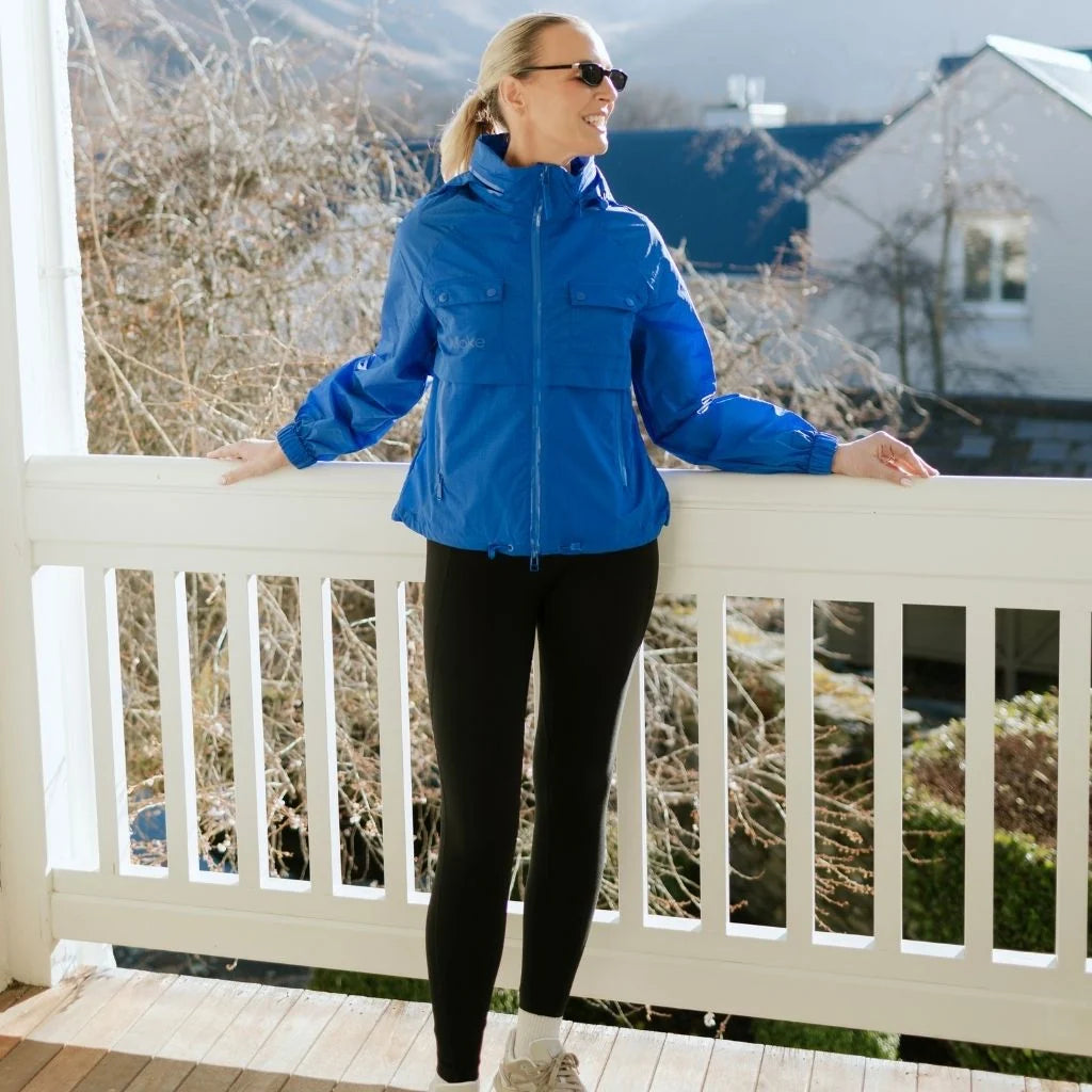 Moke Gracie Wind Breaker Jacket Dazzling Blue