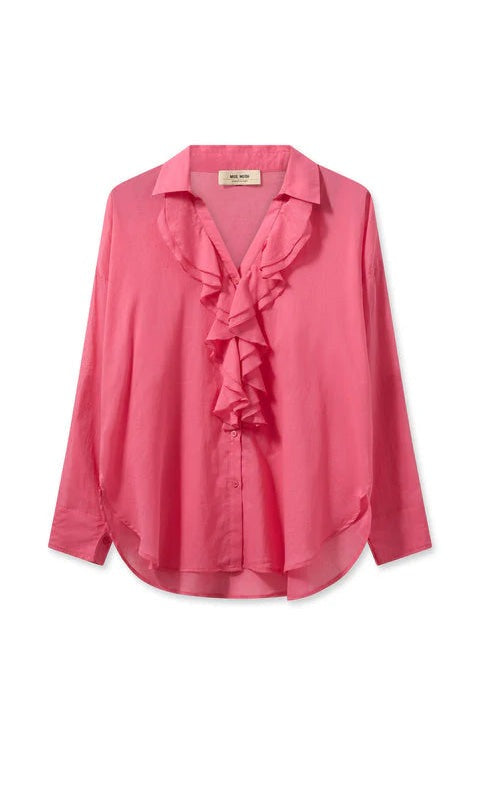 Mos Mosh MM Jelena Voile Shirt Camelia Rose