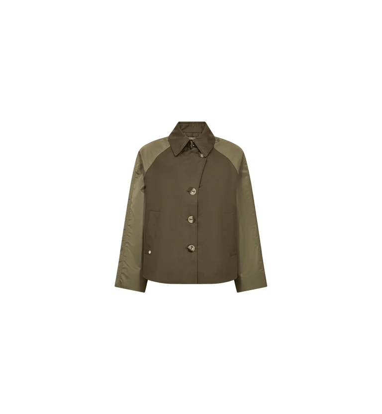 Mos Mosh Zyla Neola Trenchcoat Olive Night