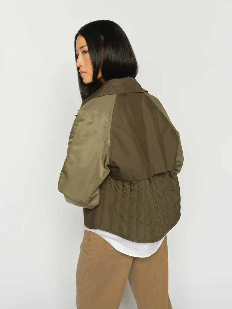 Mos Mosh Zyla Neola Trenchcoat Olive Night