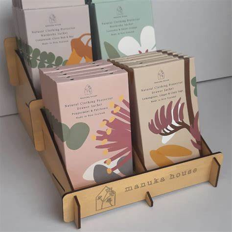 Manuka House Natural Clothing Protector Drawer Sachet Lemongrass, Ginger & Clary Sage - Contemporary