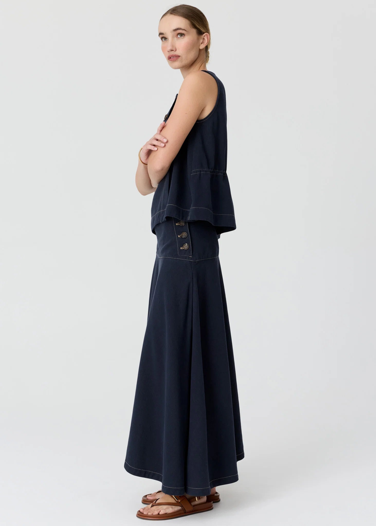 POL Anise Skirt Denim