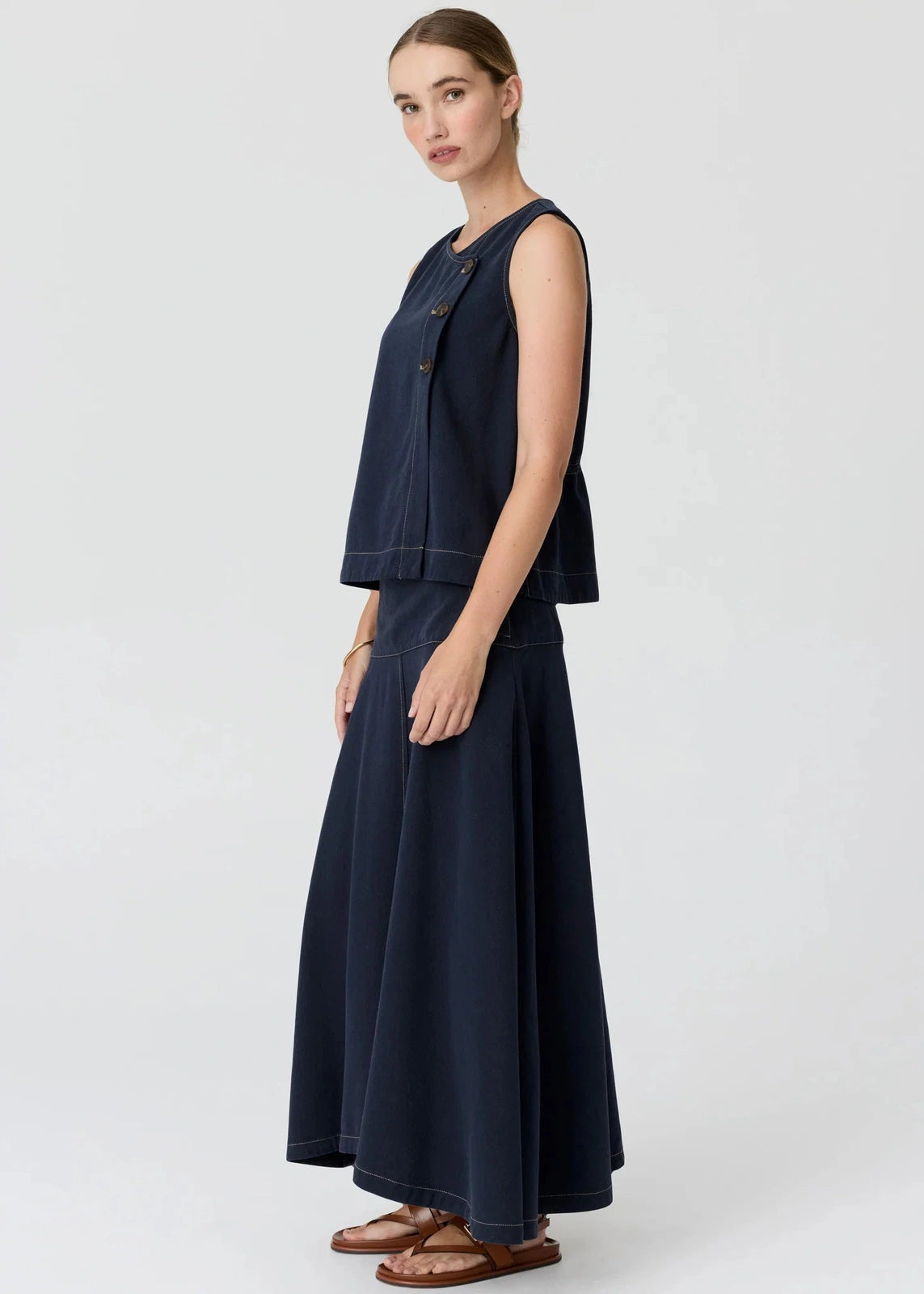 POL Anise Skirt Denim