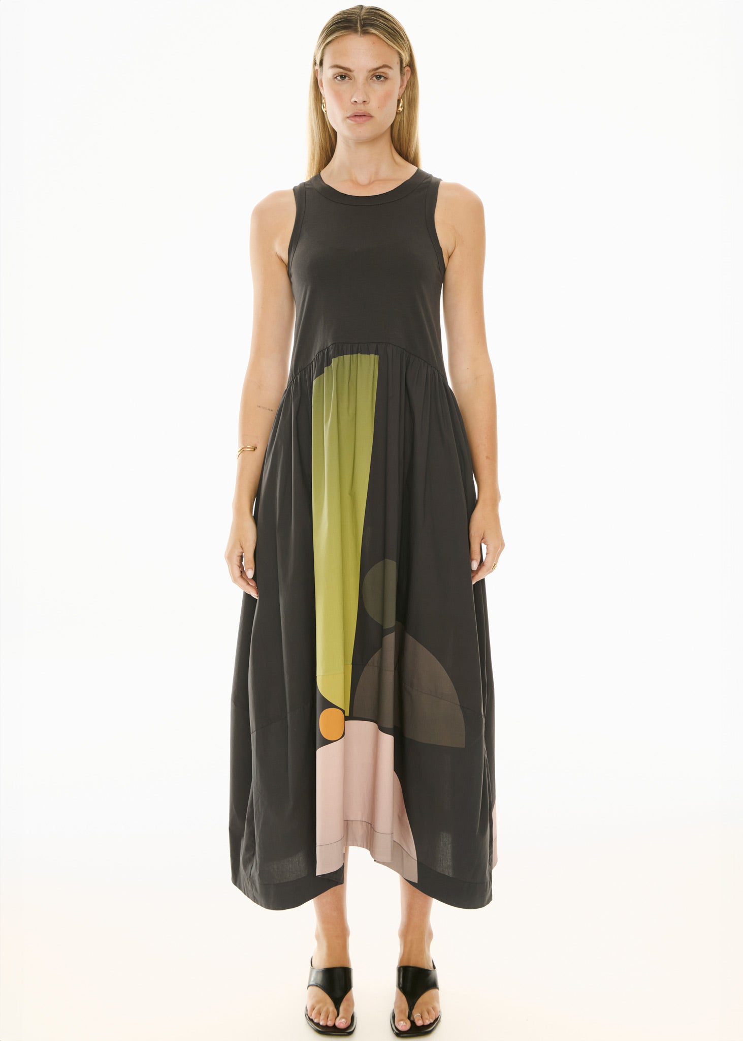 POL Belle Print Tank Dress Art Print